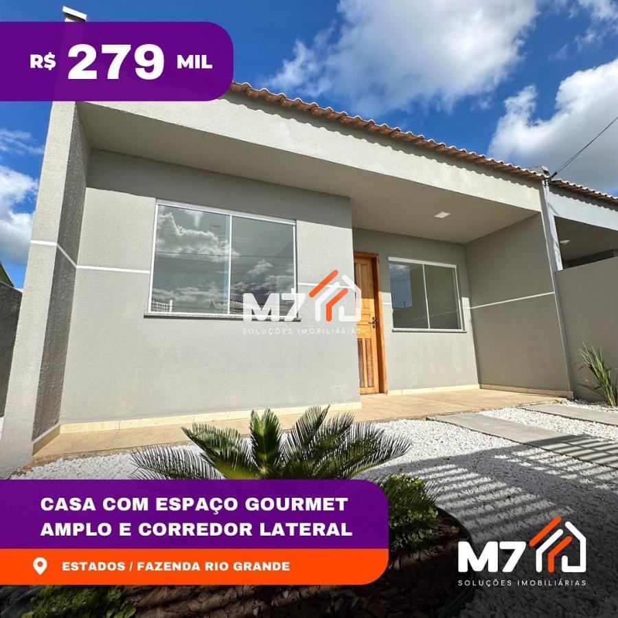 Casa Para Venda Fazenda Rio Grande Pr Bairro Estados